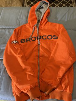 Denver Broncos Reversible zip-up jacket   Size Medium Excellent Condition 