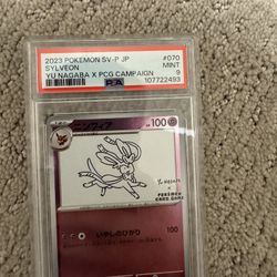 PSA 9 EEVEE YU NAGABA SYLVEON