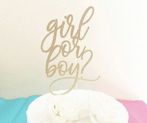 Girl Or Boy Gender Reveal Cake Topper