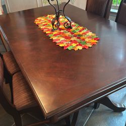 Dining Wood table With 6 Chairs