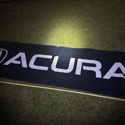 Acura factory vinyl banner