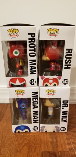 Funko Mega Man Funko POP Vinyl Figure Set: Rush and Dr. Wily