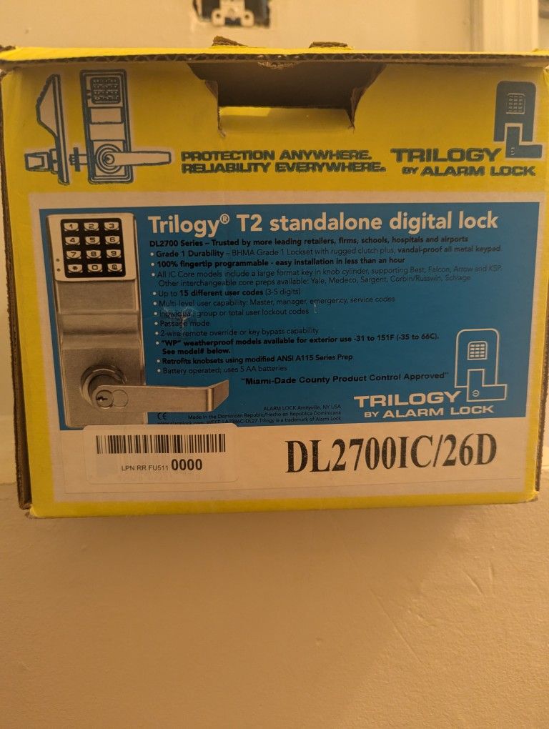 T2 Standalone Digital Lock