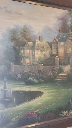 This is an original painting by an unknown artist