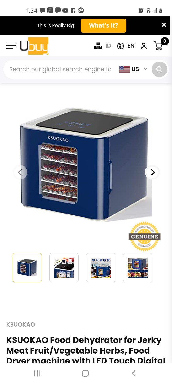Presto 06301 Dehydro Digital Electric Food Dehydrator for Sale in Las  Vegas, NV - OfferUp