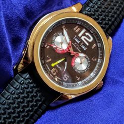 Daniel Steiger 40mm 36 Jewels Perpetual Calendar Automatic Men's Watch Rose Gold For Parts Or Repair