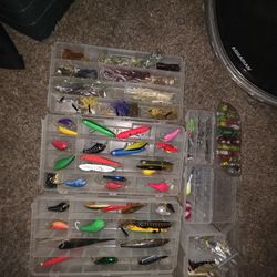Fishing Lures And Tackle Box