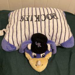 Colorado Rockies MLB Dinger Mascot Plush Hat