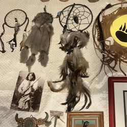 Signed Native American Kachina Dolls 4 Figures Plus 8 Other Pieces Idk