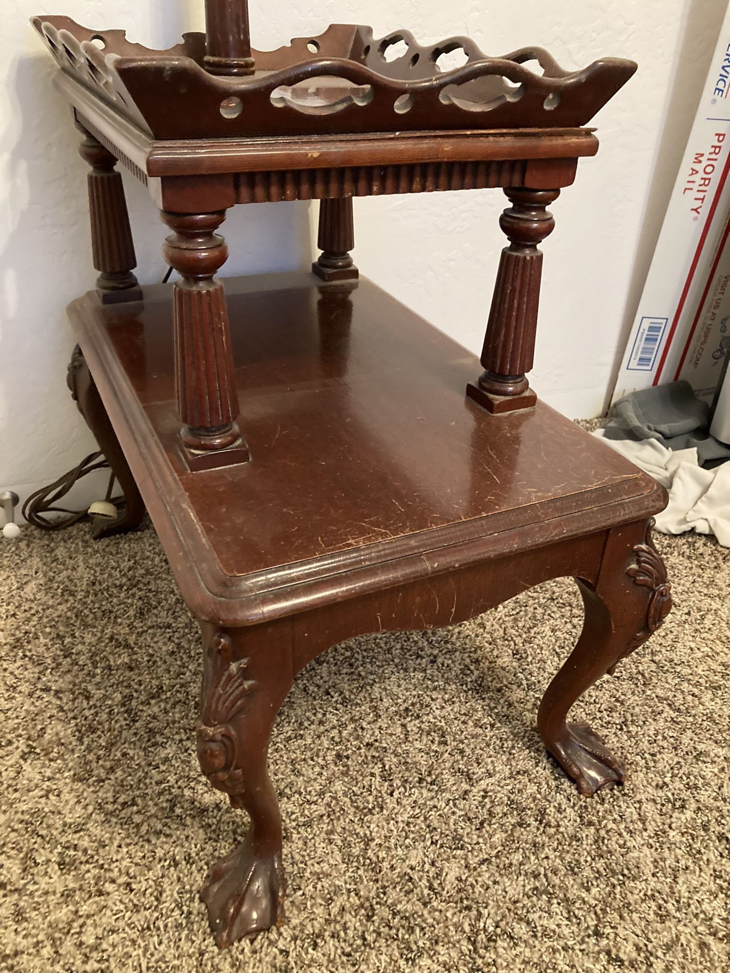 Antique 1940’s End Table