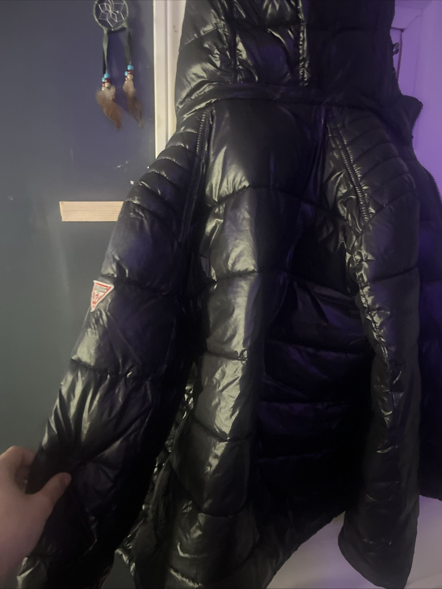 Guess Reflective Puffer Jacket Large