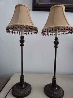 Pair Mantle/buffet Lamps