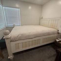 Queen Bed Frame Shabby Chic Farm Style