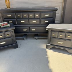 3pc Bedroom Set, Tallboy Available Separately See Listings 