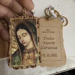 Mi Bautizo Keychain FAVORS RECUERDOS