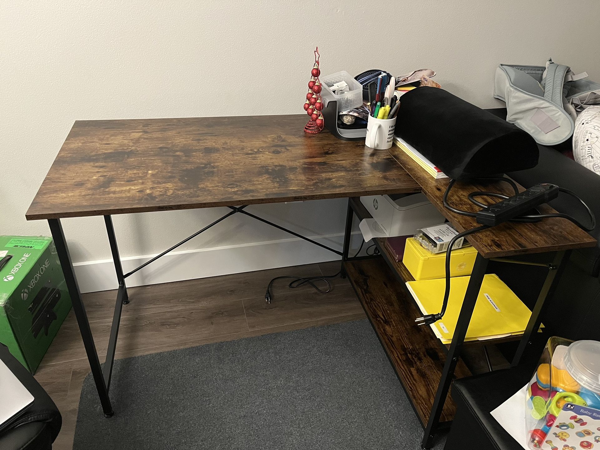 Brand New Brown Desk (Amazon)