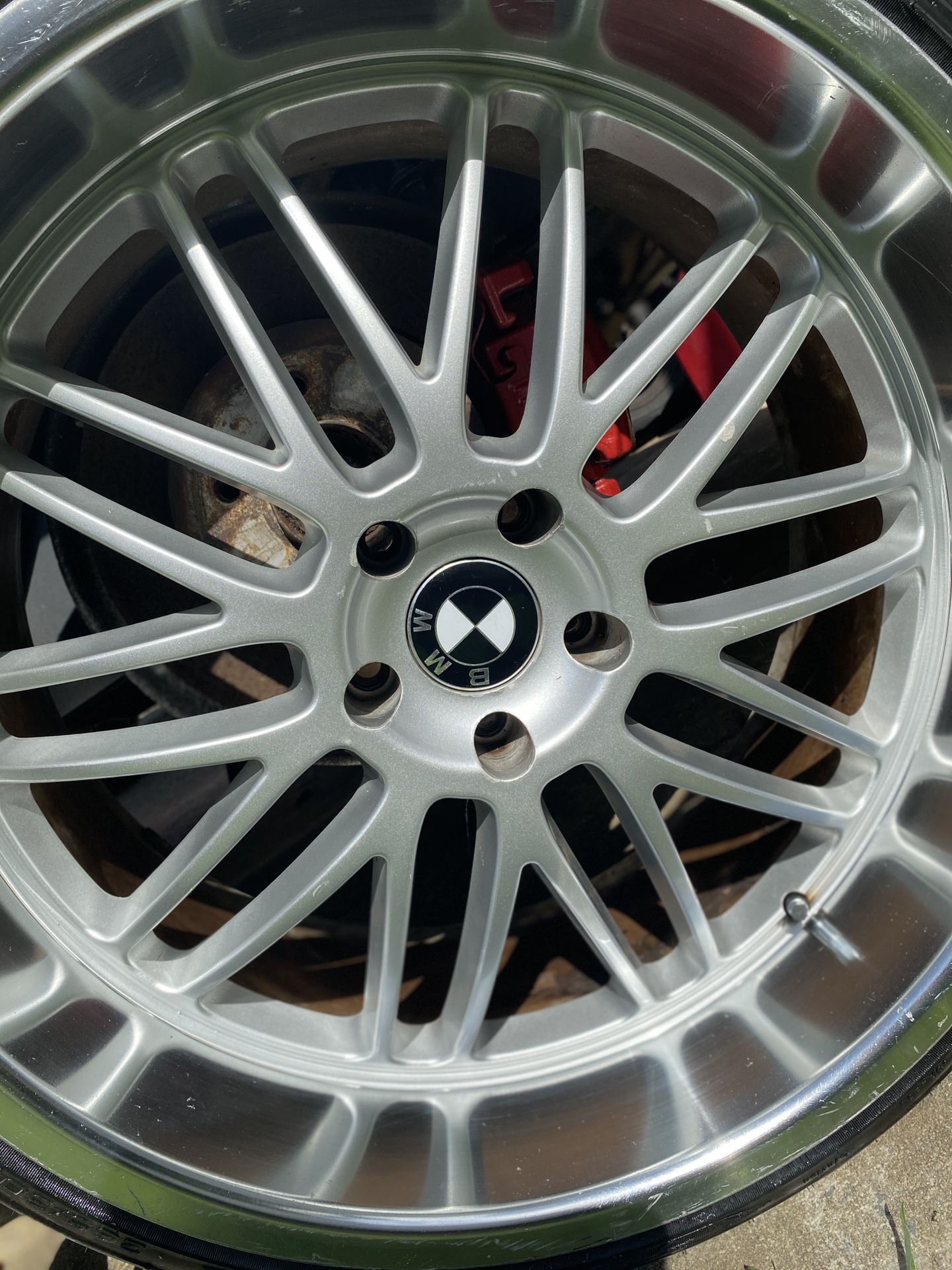 22 inch BMW rims clean on NEW tires for Sale in Jonesboro, GA - OfferUp