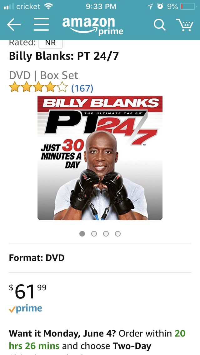 Billy banks PT 24/7 Ultimate tae bo