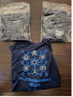 Dodgers dri fit first responder shirts. $20