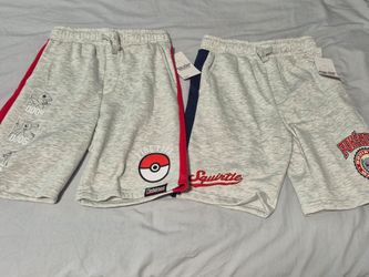 Pokemon Shorts Fire Type and Water Type Size L