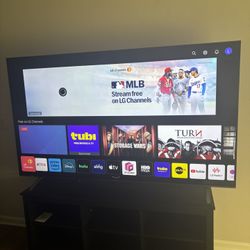 86” LG Smart TV + Stand — MUST GO ASAP 🚨