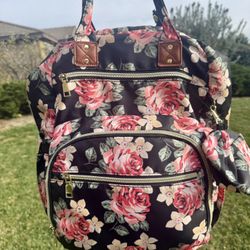 Floral Diaper Bag
