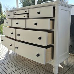 Beautiful white dresser.