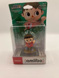 Nintendo amiibo Villager No. 9 Super Smash Bros. Collection NEW Sealed