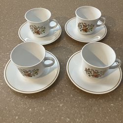 Corelle Indian Summer Mugs And Saucers