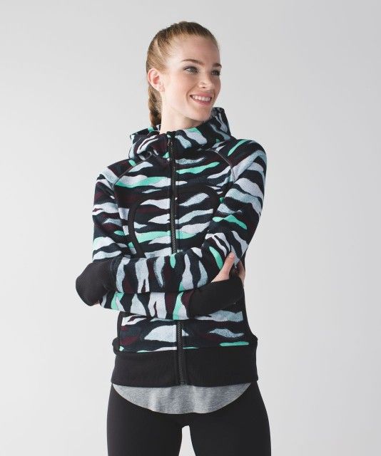 *RARE* Lululemon 12 Scuba Hoodie II *Mini Coast Camo Multi / Black