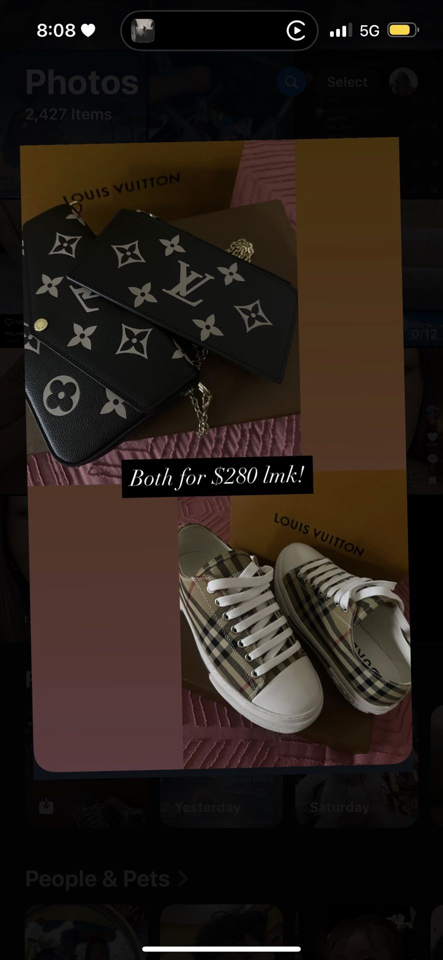 Lv Bag Burberry Shoes