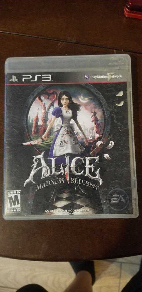 Alice Madness Returns PS3 PlayStation 3 Complete CIB good condition