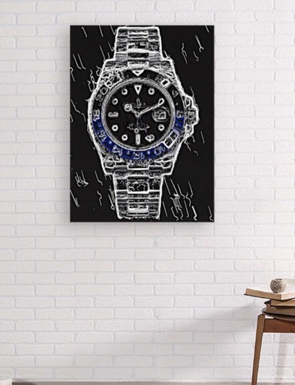 Rolex Wall Art Canvas Watch Painting Decor For In Las Rolex Wall Art Canvas Watch Painting Decor Ships From Las Vegas Nv