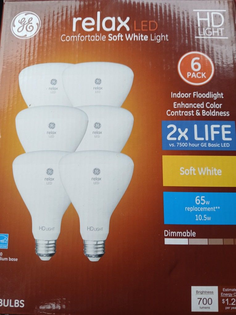 Relax LED soft White ×6