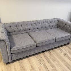 3 Seat Sofa Grey