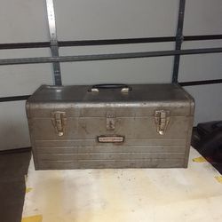 Vintage Metal Craftsman Tool Box