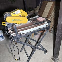 10” Wet Tile Saw w/ Stand – QEP 60010 – Cuts Tile, Brick, Pavers
