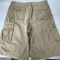 Tan Jean Cargo Pants 
