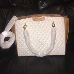 Michael Kors logo satchel