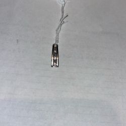 White Gold Diamond Pendant 