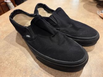 Vans canvas slip ons