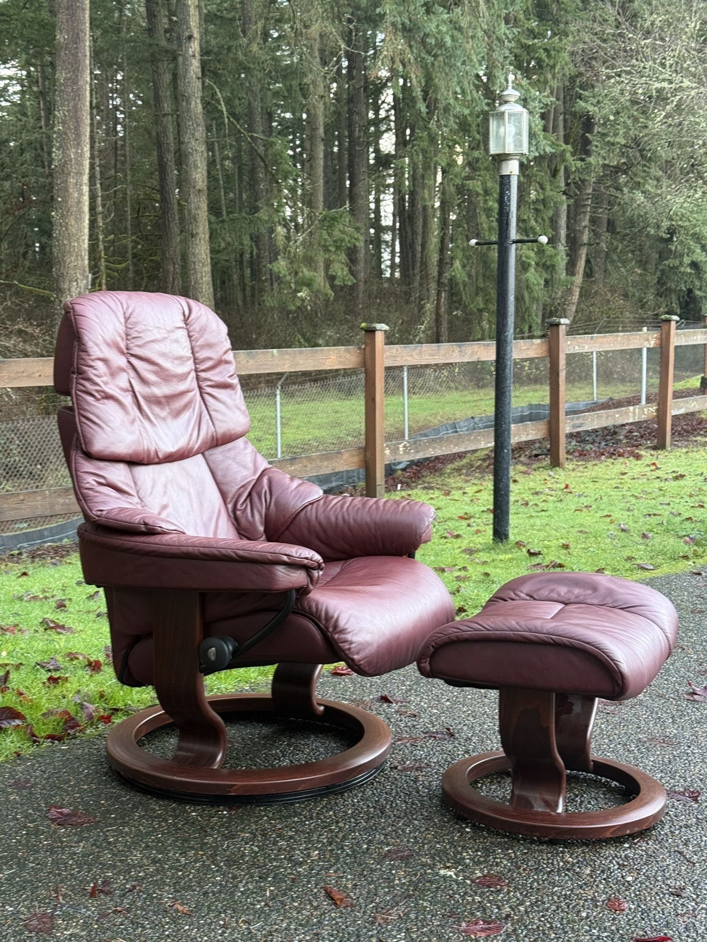 Ekornes Stressless Chair And Ottoman