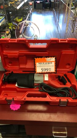 1003 Milwaukee 6538-21 120V Corded 15A Reciprocating Saw W/ Hard Case 590613
