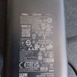 Dell 130watt Charger And C Cord 