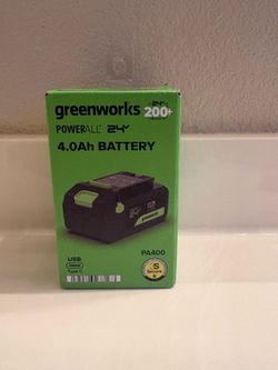 Greenworks 24V 4.0Ah Powerall Battery PA400 - New/Sealed Box - 200+ Series