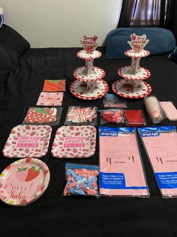 A Berry sweet baby is on the way, baby shower bundle