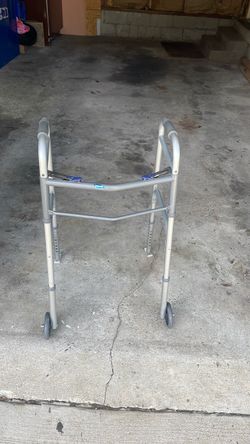 Folding Walker with Front Wheels