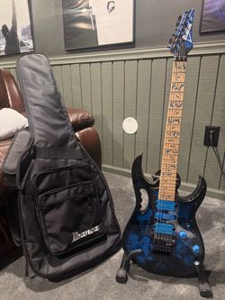 Ibanez Steve Vai Signature JEM77 - Blue Floral Pattern