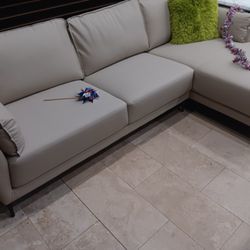 *Fourth Of July Now*---Corsica Mature Leather Sectional Sofa---Limited Stock!!!---Delivery And Financing🫡