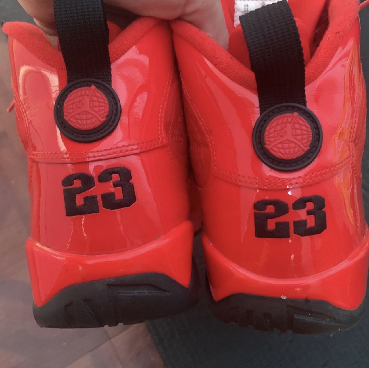 Jordan 9s Size 11 Chillie Red